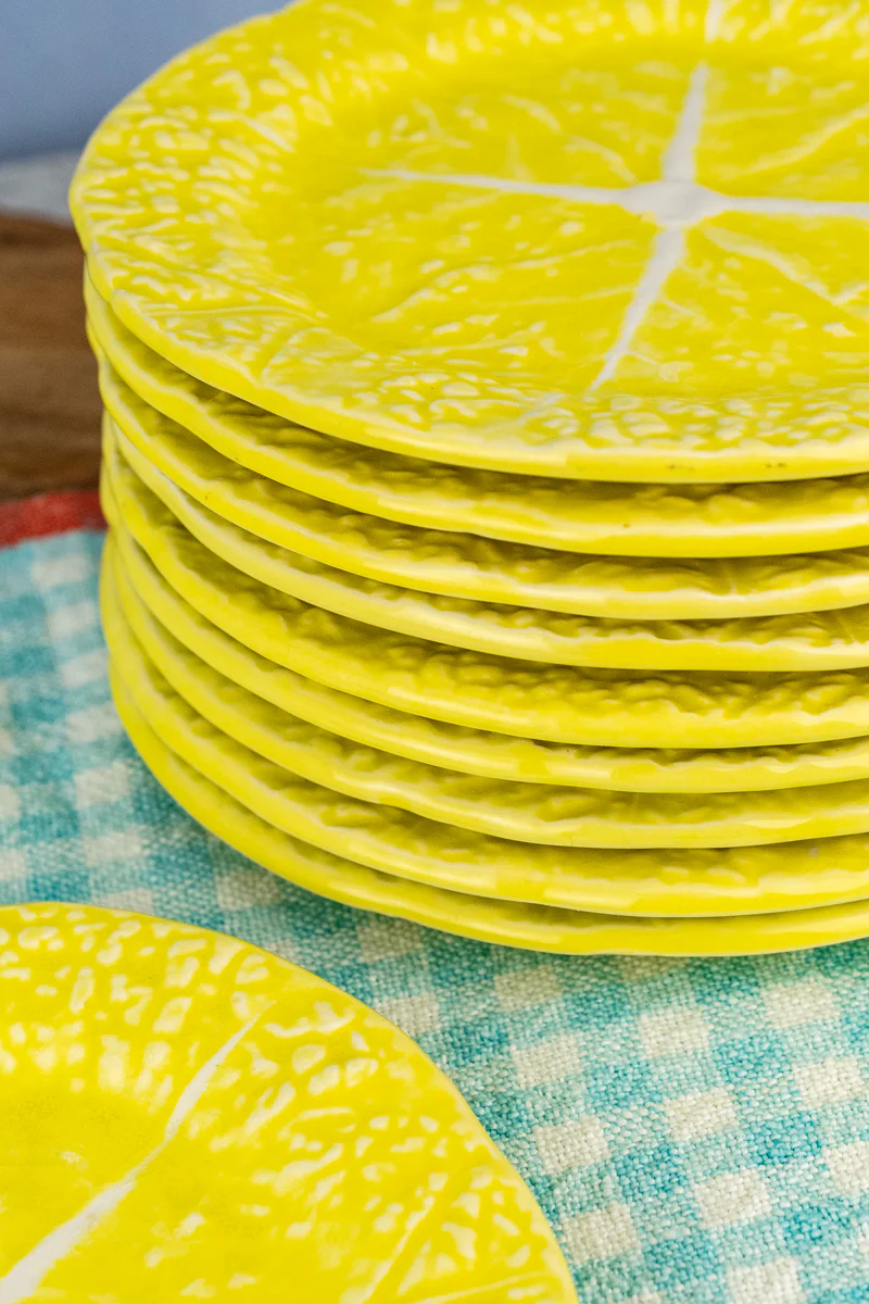 Vintage Yellow Cabbage Plate - Image 3